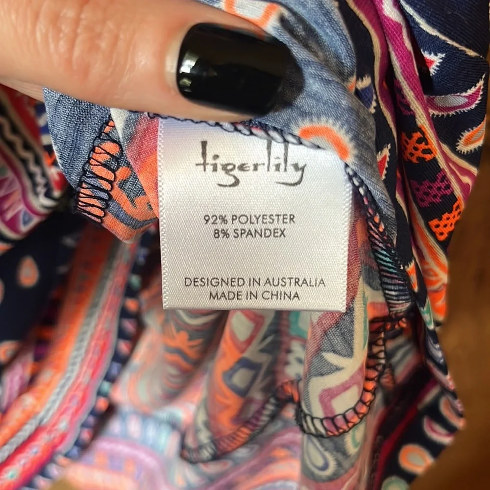 Tigerlily Swim Dress Cover Up Tunic - Picture 10 of 15